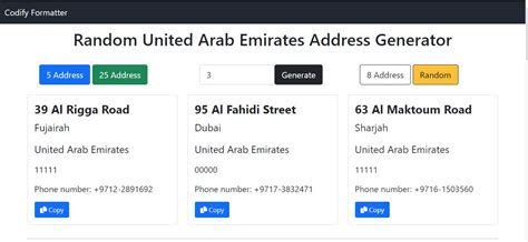 uae street address generator